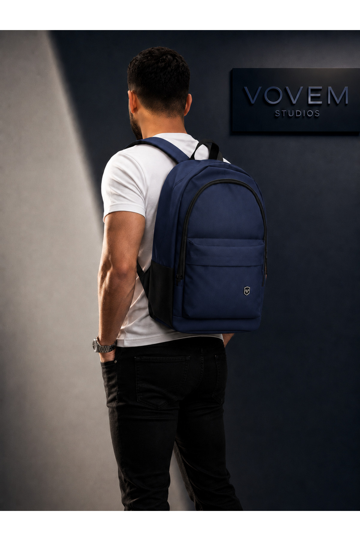 VOVEM Beyond Horizon VOVEM Pace - Günlük Seyahat Sırt Çantası Unisex Su Geçirmez Lacivert