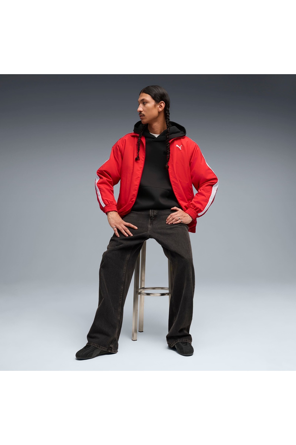 Puma T7 UNISEX Geniş Kesim Track Ceket görsel 4