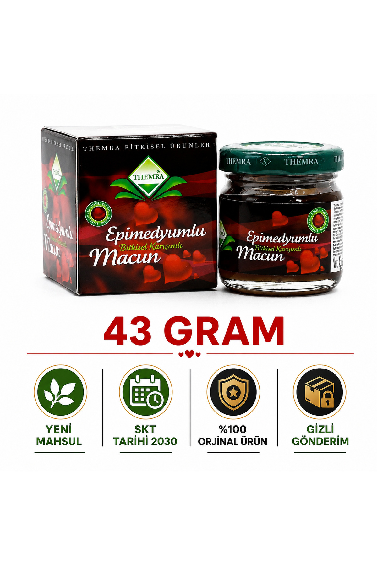 Themra Propolis Kudret Narı Bal Ginsengli Bitkisel Karışımlı Mesir Atom Güç Kuvvet Macun 43 Gr — 6373736gj