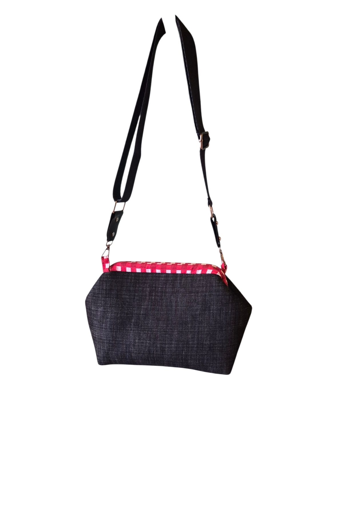 handedizayn Gizli Burslu Jean 2 Kadın Clutch El Çantası görsel 3