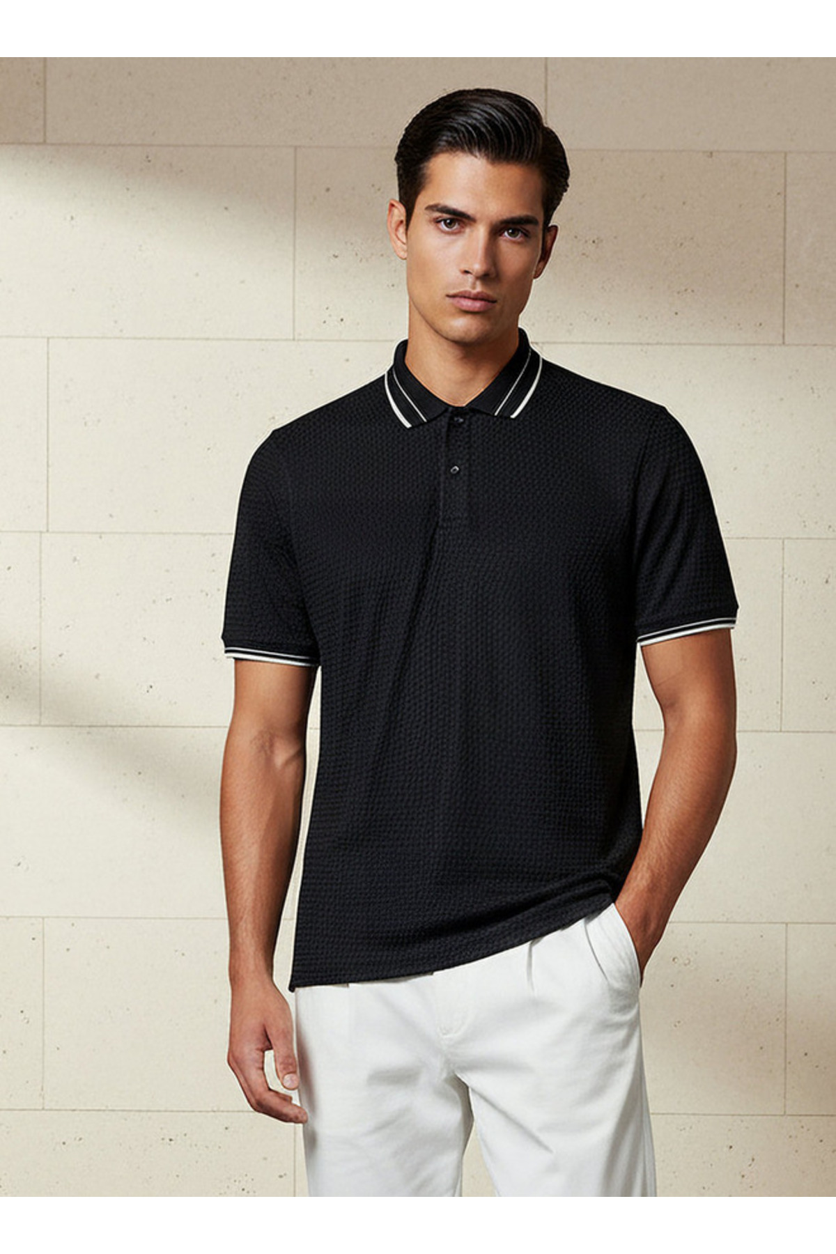 FAV JACQUARD POLO
