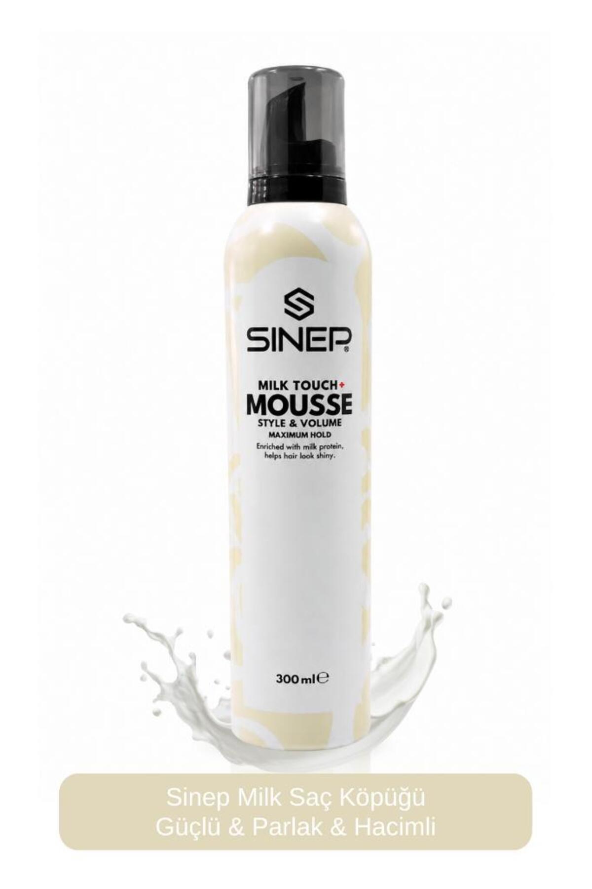 Sinep Milk Touch Yüksek Tutuşlu Hacimlendirici Parlak Süt Proteinli Saç Köpüğü 300 Ml — SINEP-87