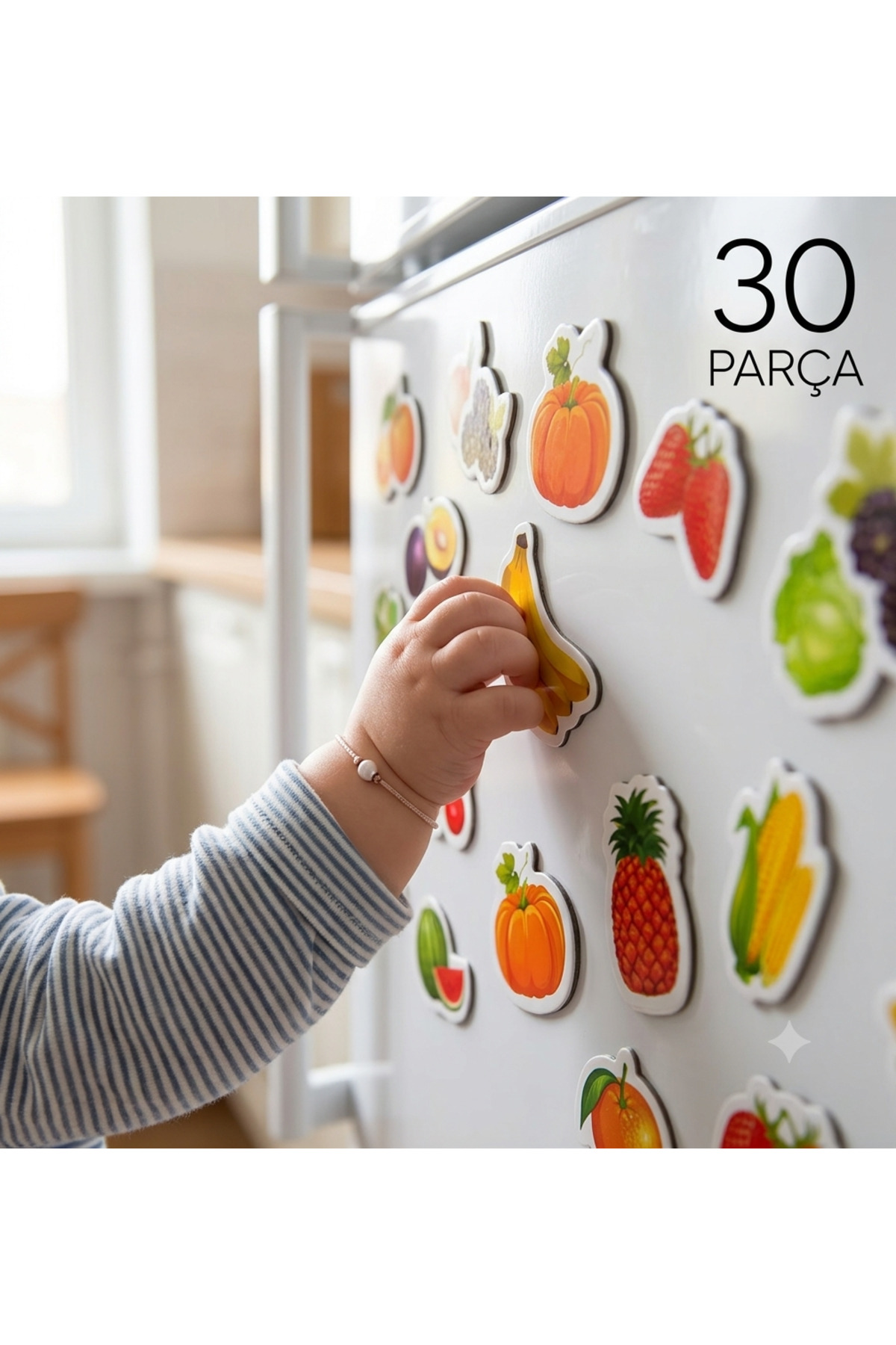 sfs elektrik MAGNET SEBZE MEYVE KUTUSU 30 PARÇA
