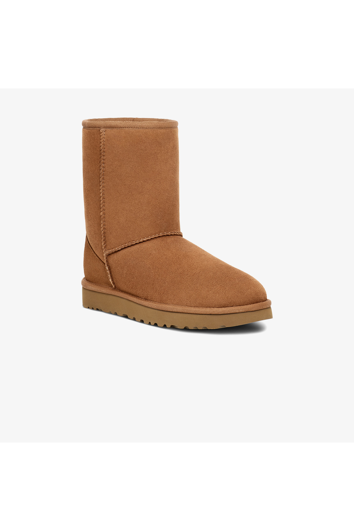 UGG Classic Short II Chesnut Kadın Kahverengi Yün Karışımlı Bot görsel 2