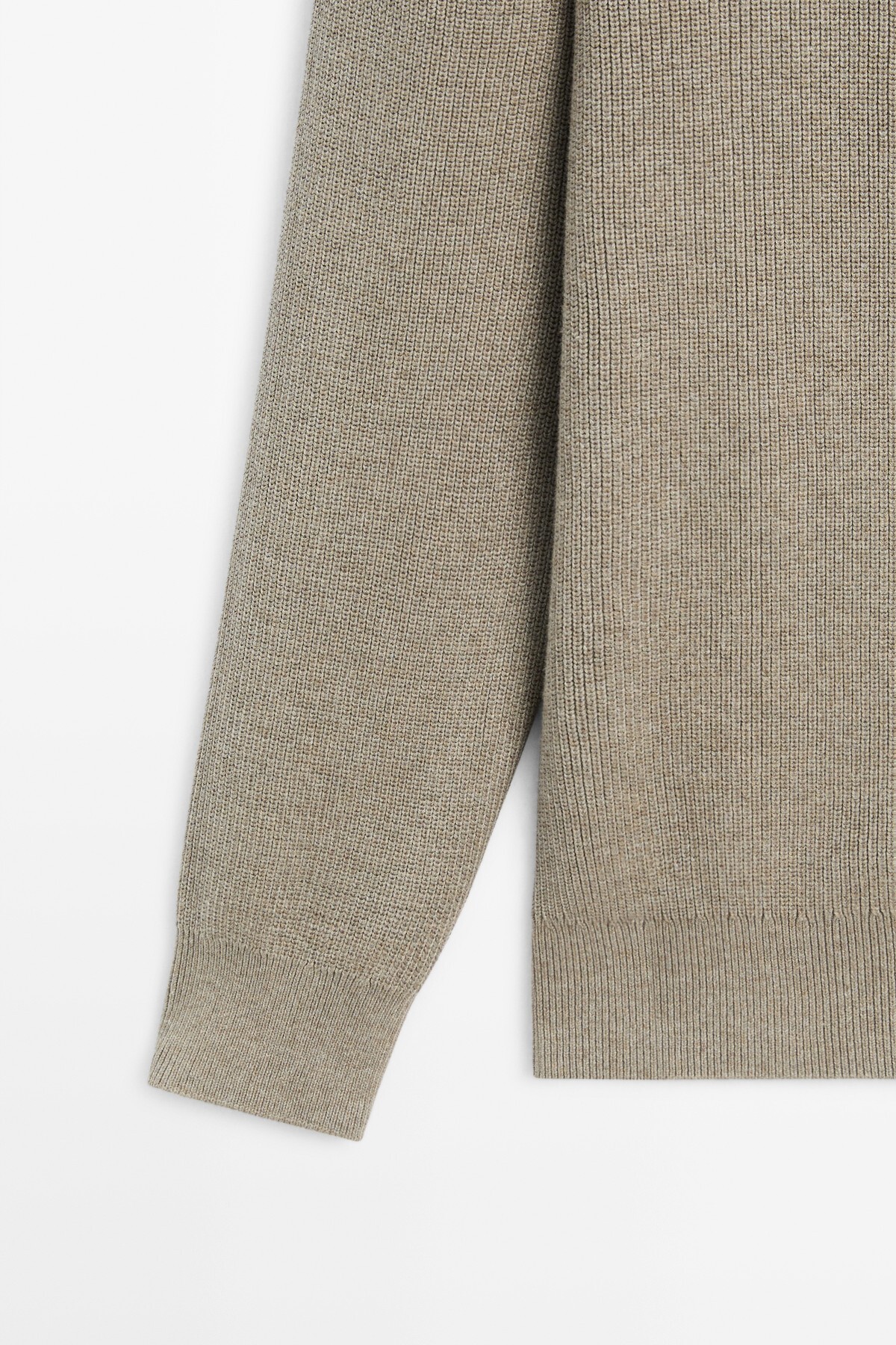 Massimo Dutti %100 pamuklu fitilli triko hırka görsel 7