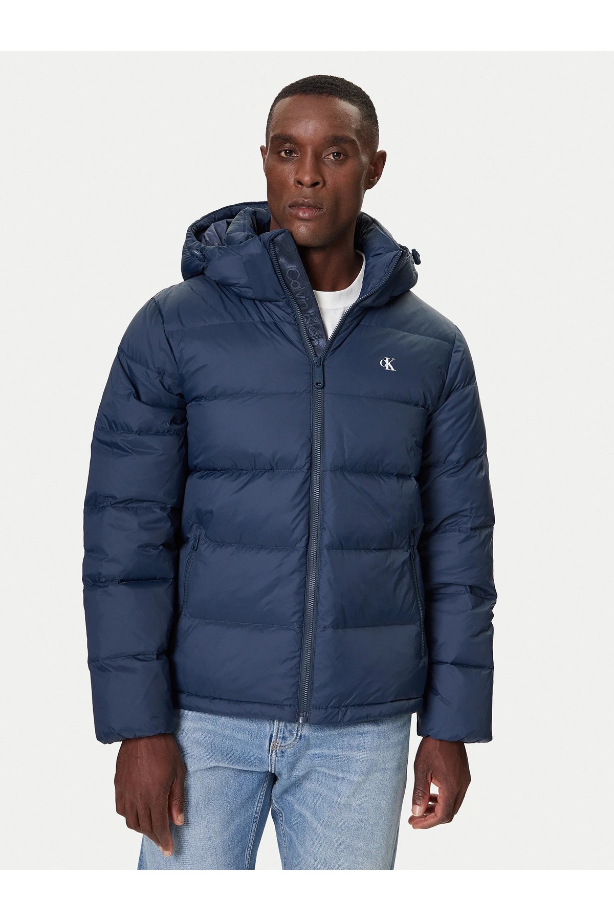 Calvin Klein zipp off mont (%75 kaz tüyü) erkek kaz tüyü mont