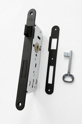 Merkezoğlu Mat Siyah Iç Oda Kapı Kilidi – 40x23mm – Sessiz, Dayanıklı & Moder...