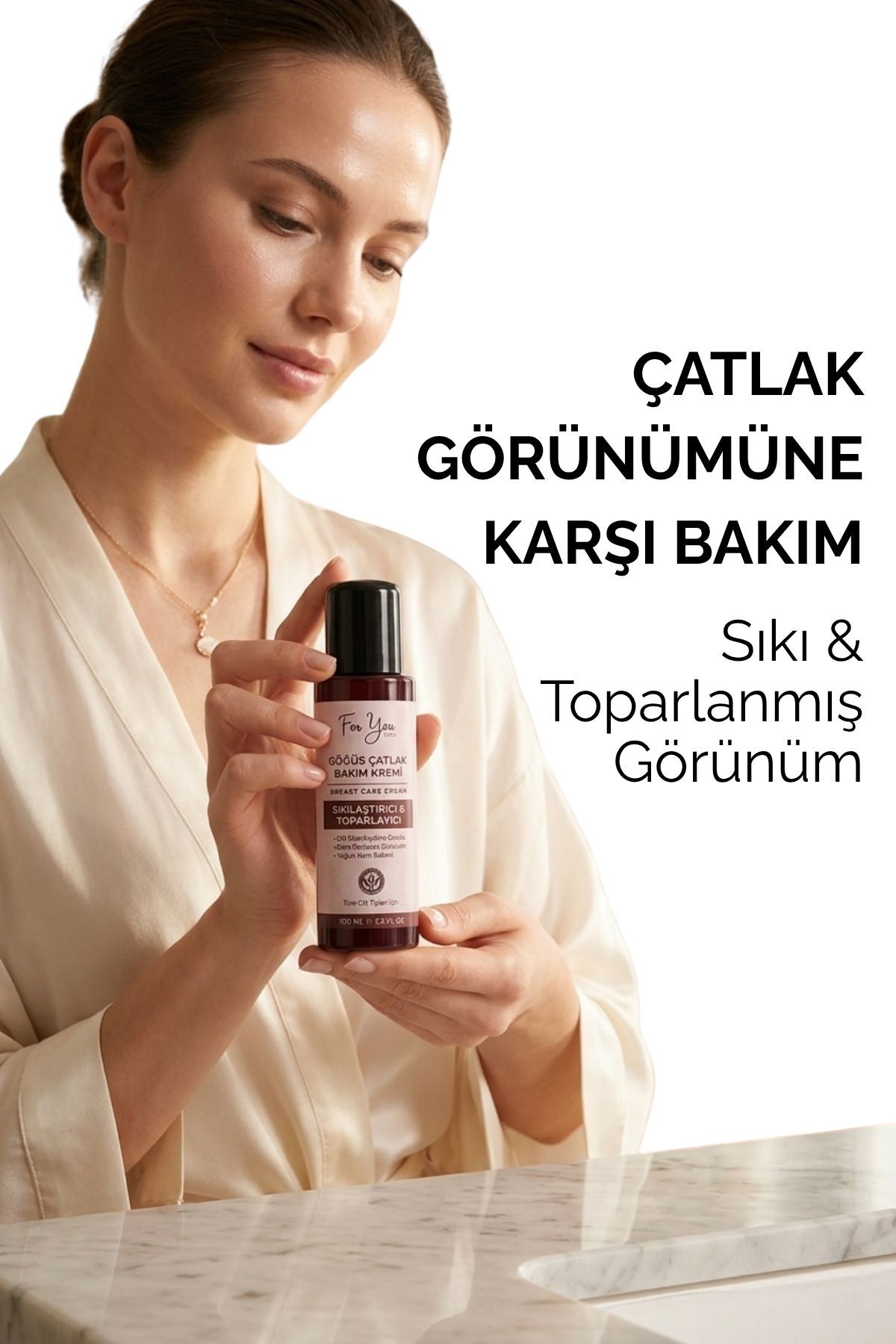 Göğüs Çatlak & Sıkılaştırıcı Bakım Kremi, Toparlayıcı Etkili Çatlak Kremi 100 ml — sıkılascatlak — تصویر 7 از 8
