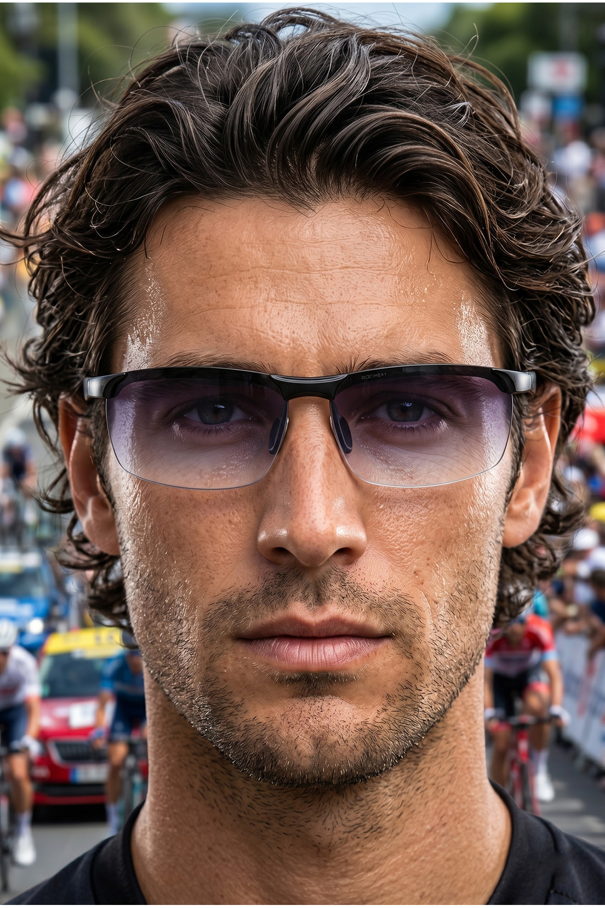 Belletti Black Sports Model Men's Sunglasses Lightweight Plastic Handle bl1980