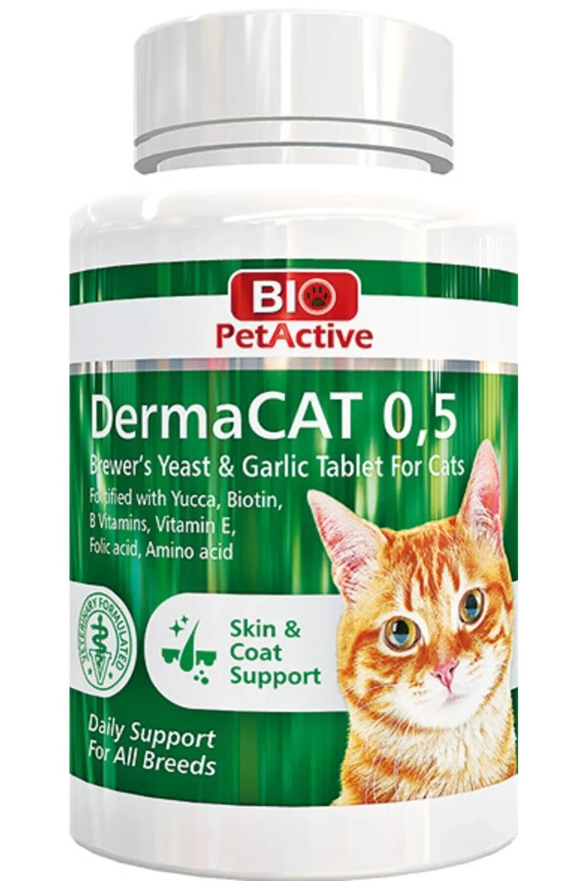 Bio PetActive Dermacat 0,5 Kediler Için Tablet 150 Tablet - Fiyatı, Yorumları