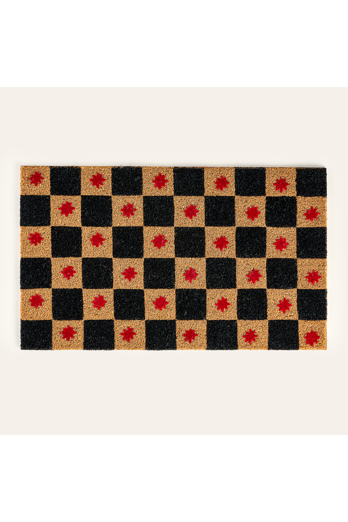 Kerala Black Coir Door Mat 45x75 Cm