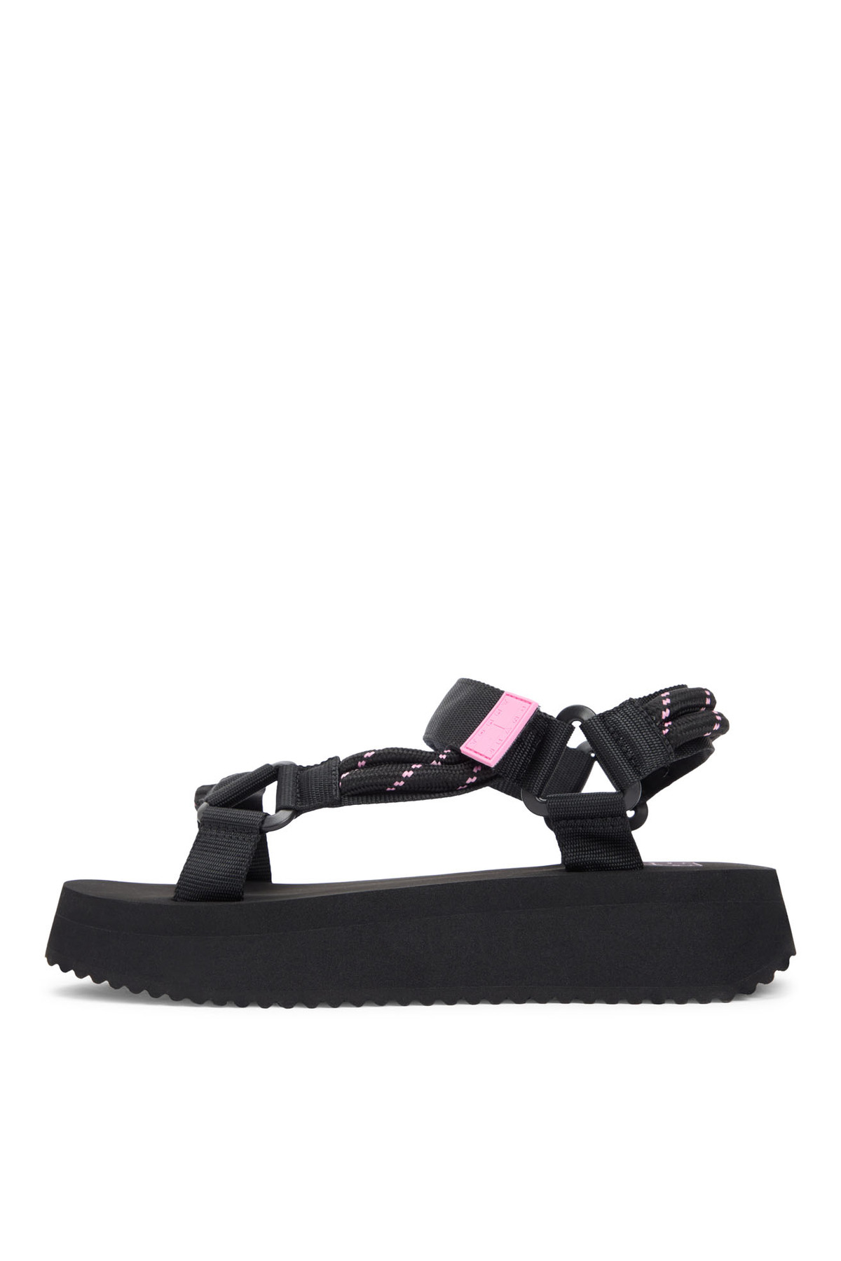 Tommy Hilfiger Siyah Kadın Sandalet EN0EN02970BDS görsel 4