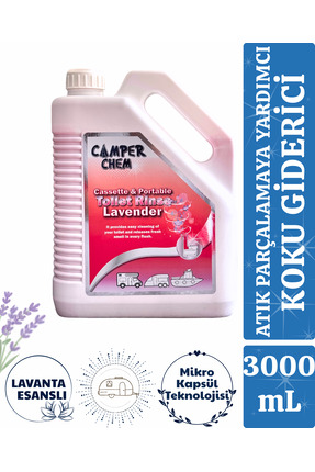 CAMPER CHEM Karavan Tekne Tuvalet Kimyasalı- Toilet Rinse Lavender Sifon Kimy...