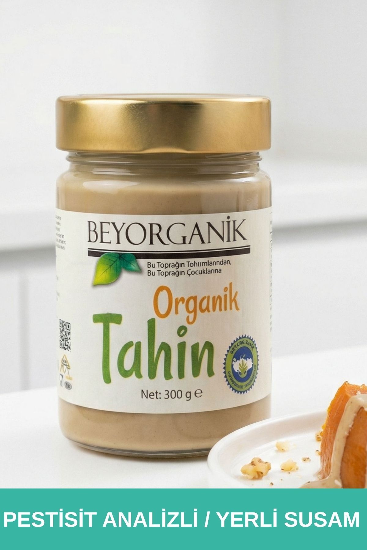 BEYORGANİK ORGANİK Tahin 300gr (SALMONELLA ve PESTİSİT ANALİZLİ) - Fiyatı, Yorumları