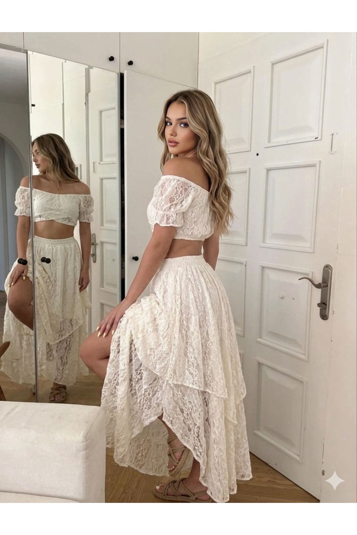 BOHEMIAN PLY LONG SKIRT