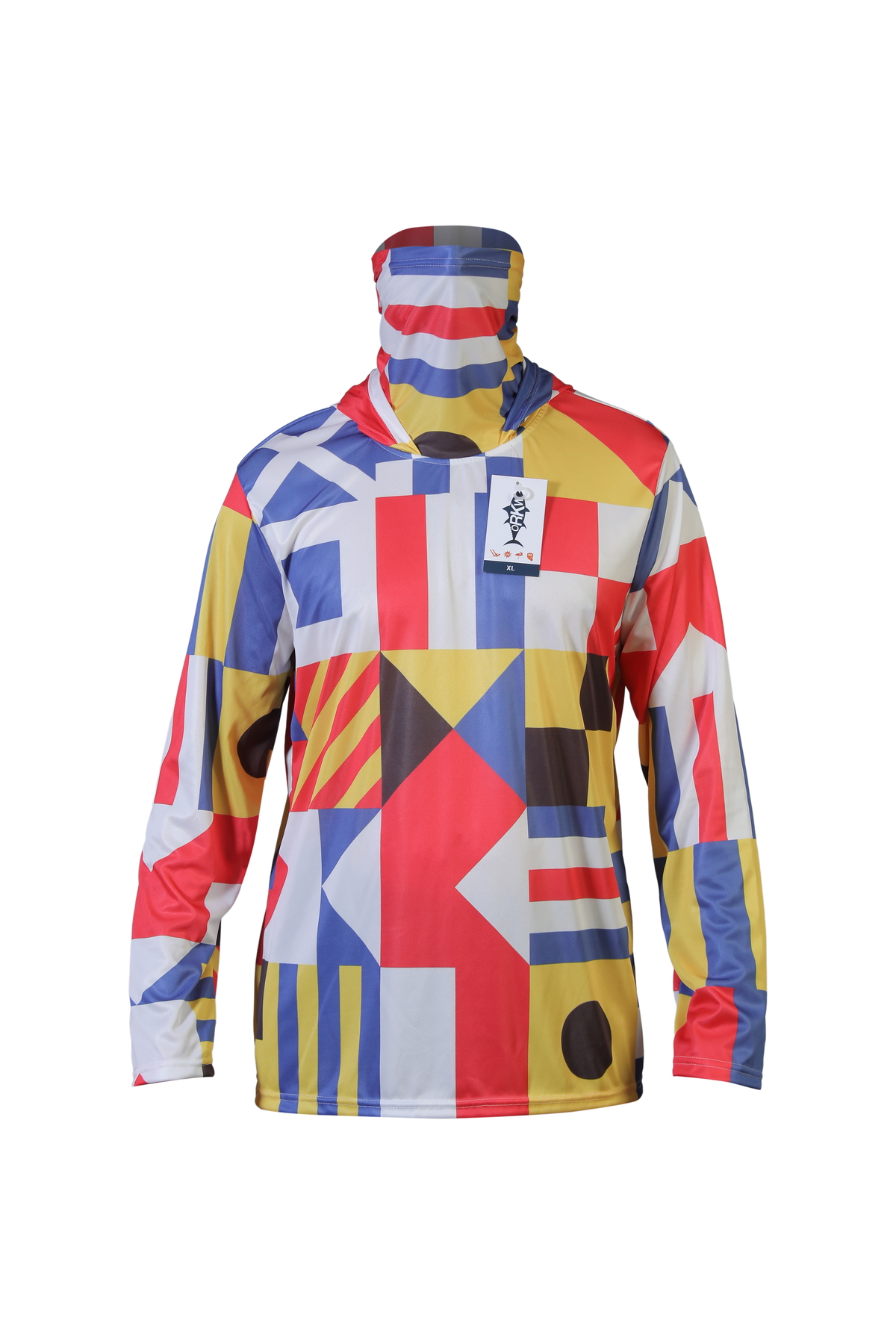 0*7様 KUON Multi Colored ONIBEGIE Drizzle dkmoutdoor Orkw Kapüşonlu Uzun Kollu Balıkçı Ve Su Sporları Uv