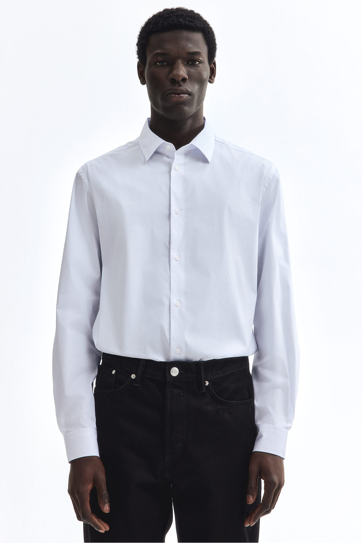 پیراهن کشی اسلیم فیت اچ اند ام پیراهن H&M