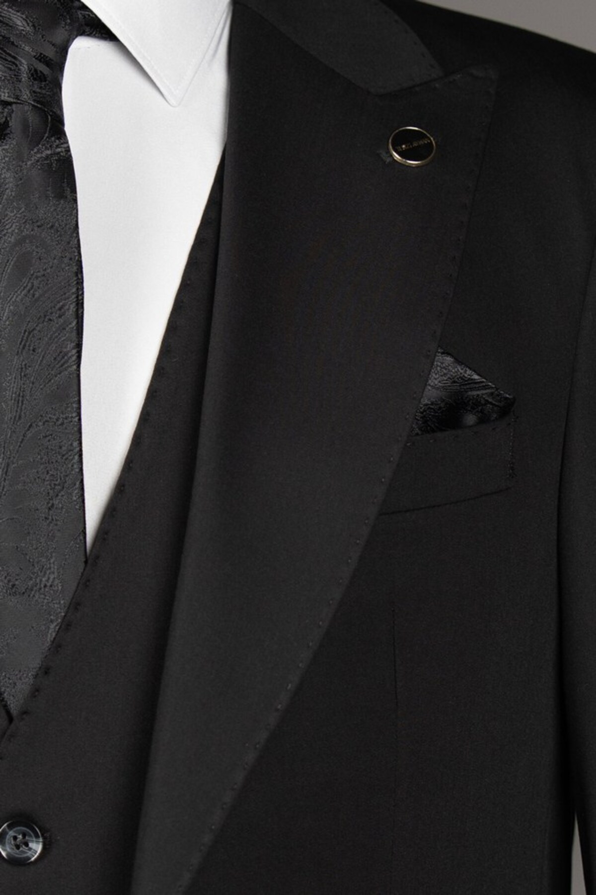 Limited Edition Vest Suit Black — مشکی T04-LTD1103 — تصویر 3 از 5