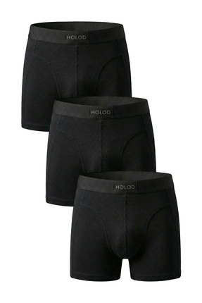 HOLOD Erkek Boxer Brief 3’lü Paket –%95 Organik Pamuk%5 Elastan – Esnek, Nefe...