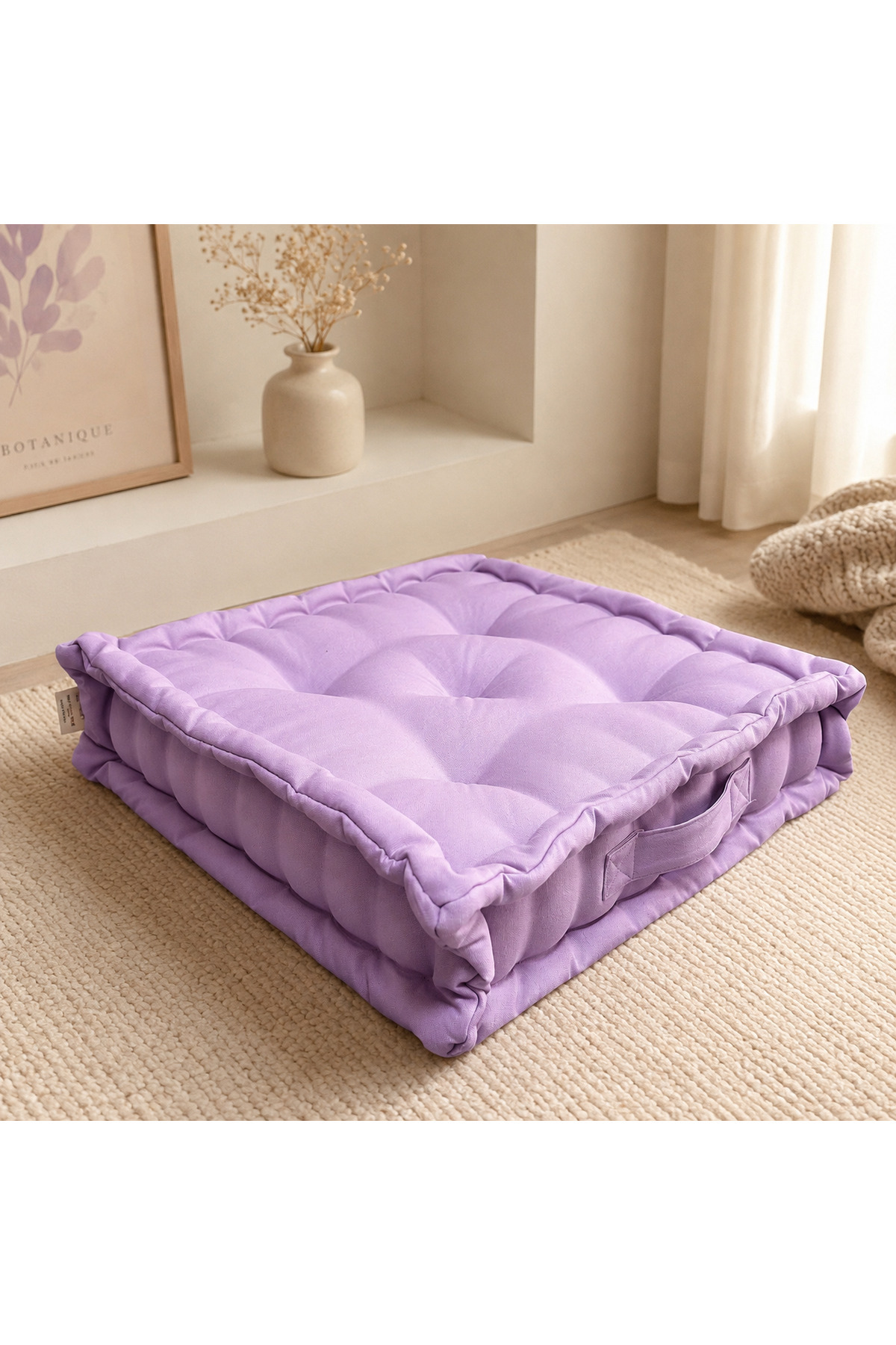 Biscuit Cushion Purple