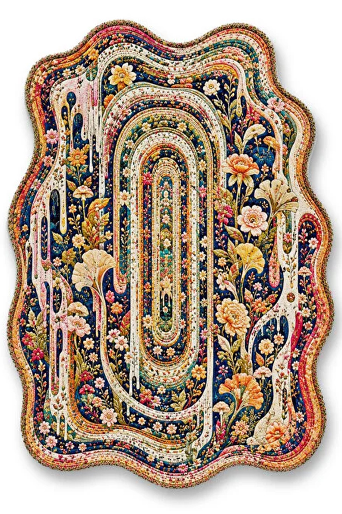 SDT Mixed Pattern Modern Woven Base Decorative Carpet sdtamor225
