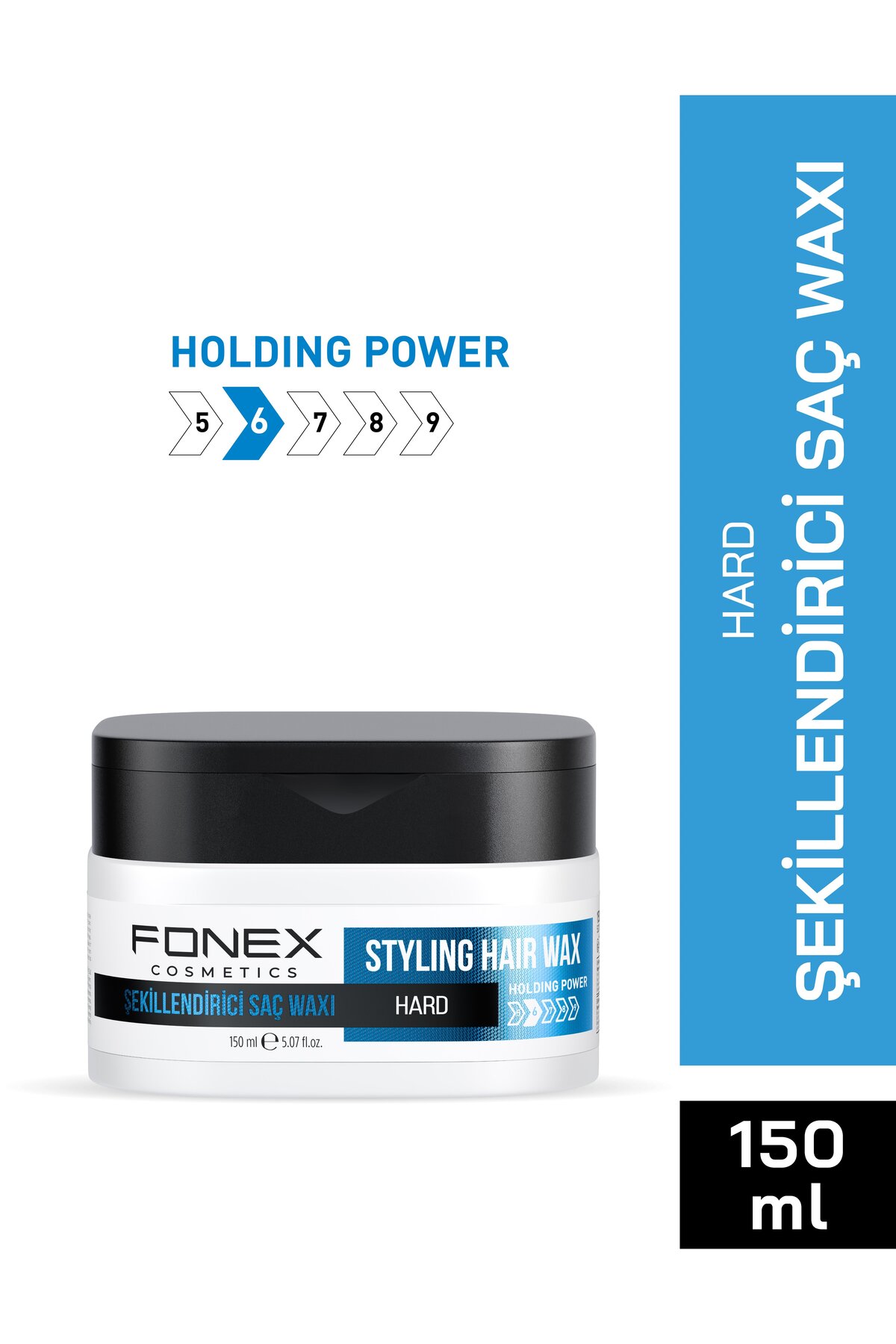 Fonex Şekillendirici Saç Waxı Hard 150 ML — رنگارنگ 8MBESW64BN