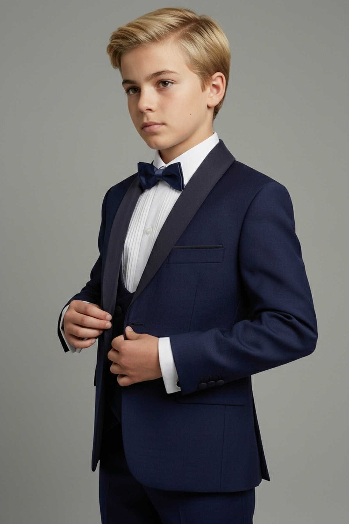 Doctor junior Boy's Tuxedo Suit Slim Fit / Without Shirt/Without Bow Tie