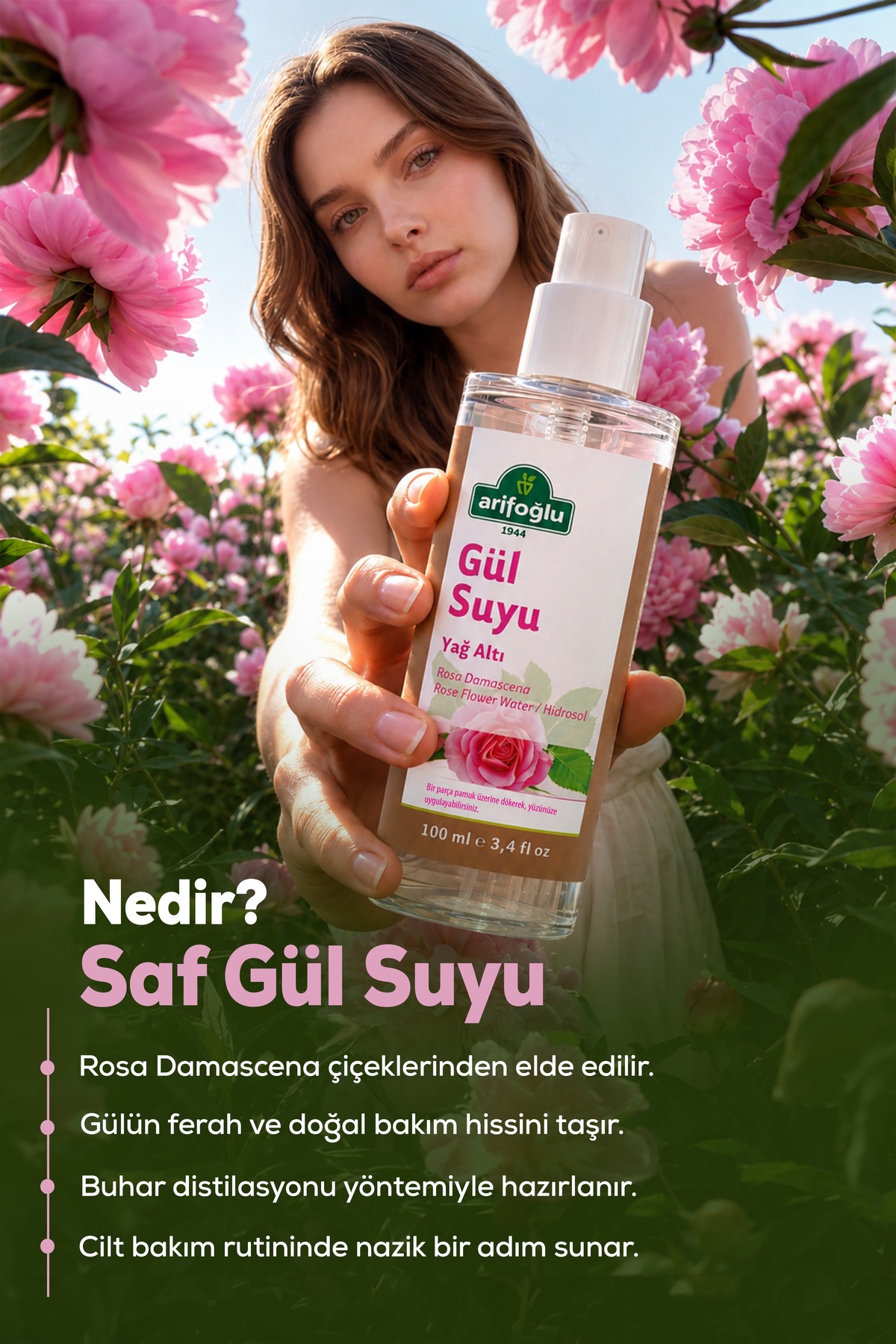 Gül Suyu Sprey 100ml — 700 09 155 — تصویر 2 از 6