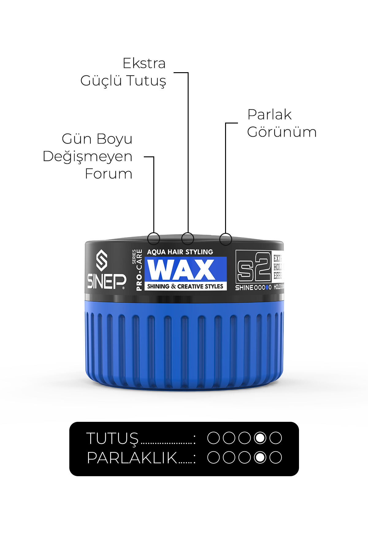 Wax 150 ml S2 Blue — 8684117800931 — تصویر 2 از 4