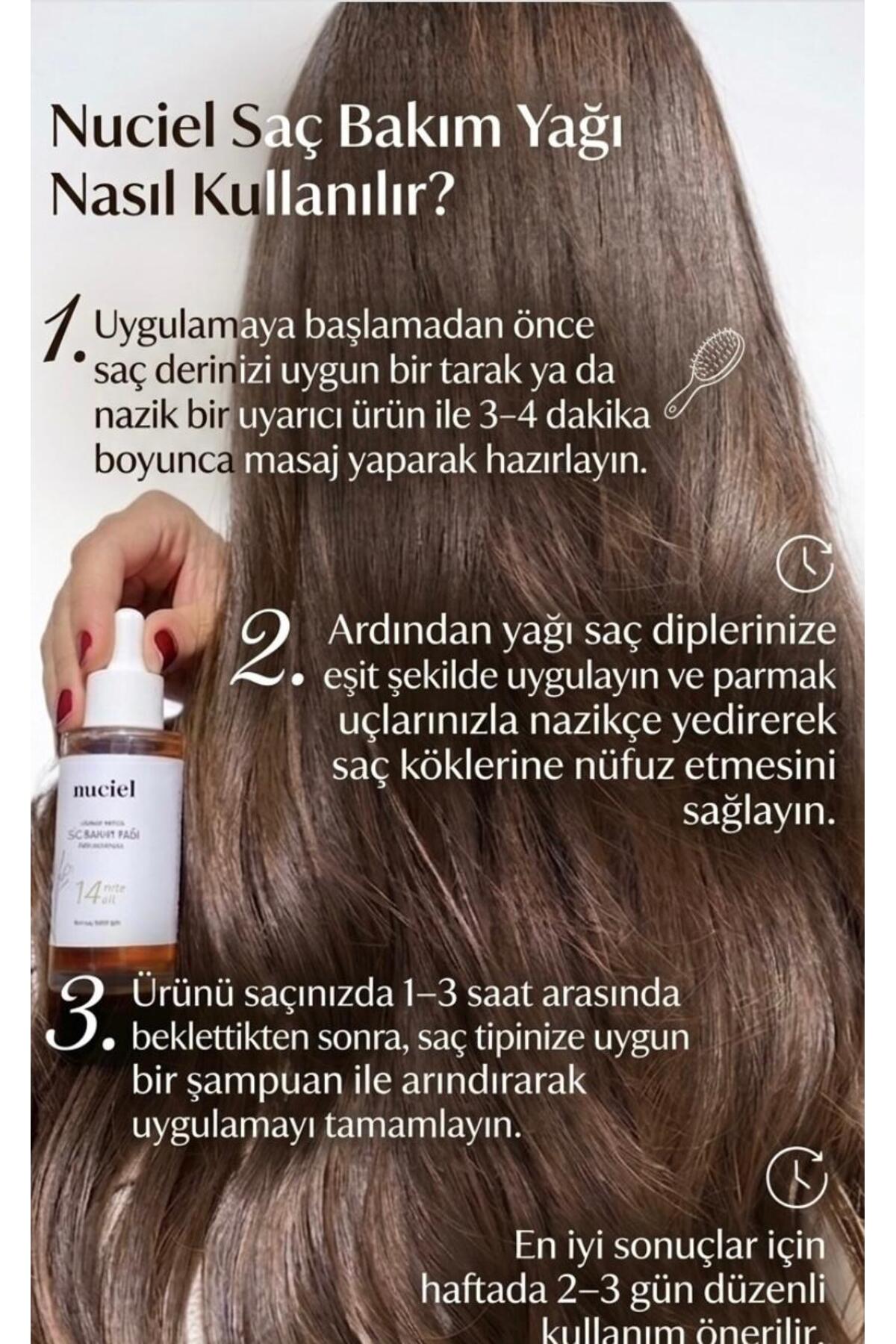 14mix oil saç bakım yağı Dökülme karşıtı& Sağlıklı uzama destekli — nuc-mo — تصویر 3 از 5