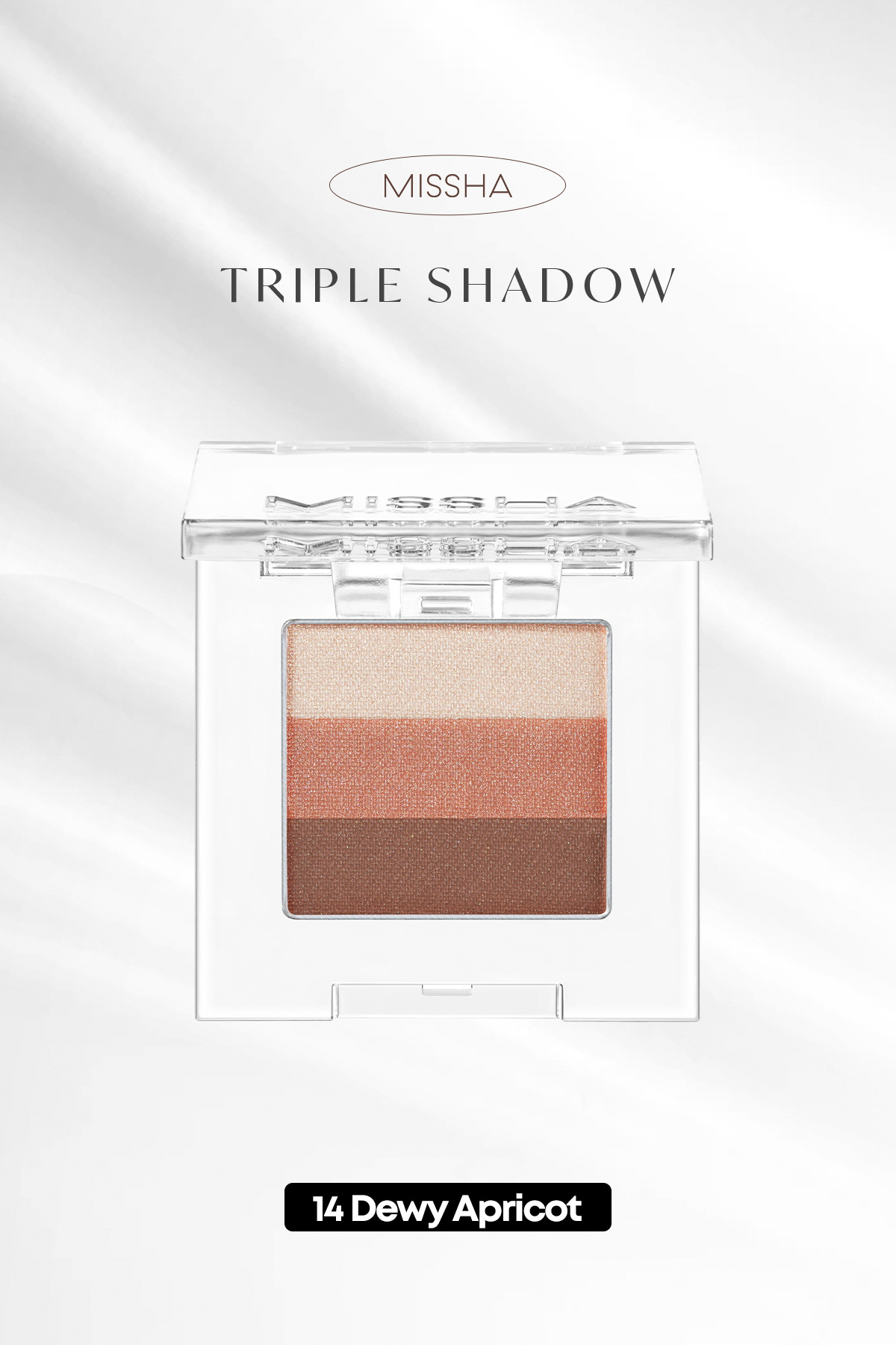 Missha Yumuşak Dokulu, Dökülme Yapmayan 3 Renkli Göz Farı Triple Shadow (14 Dewy Apricot) — نارنجی 111597