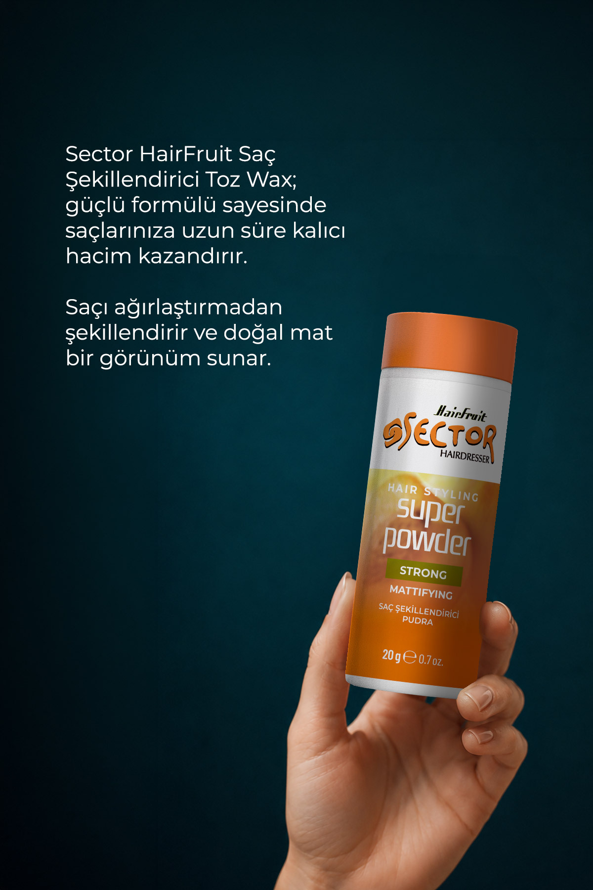 واکس پودری قوی حجم دهنده مو 20 گرم — SB.SS.0005.23231 — تصویر 3 از 5