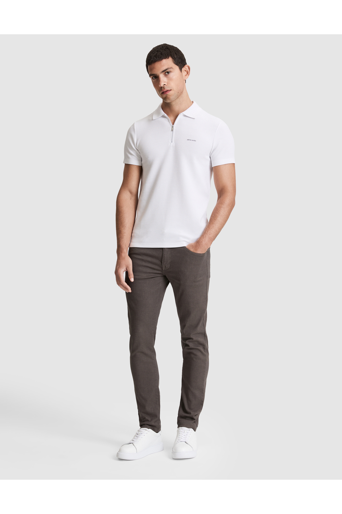 Pierre Cardin Kahverengi Slim Fit Jean Pantolon 50317311-VR197 görsel 3