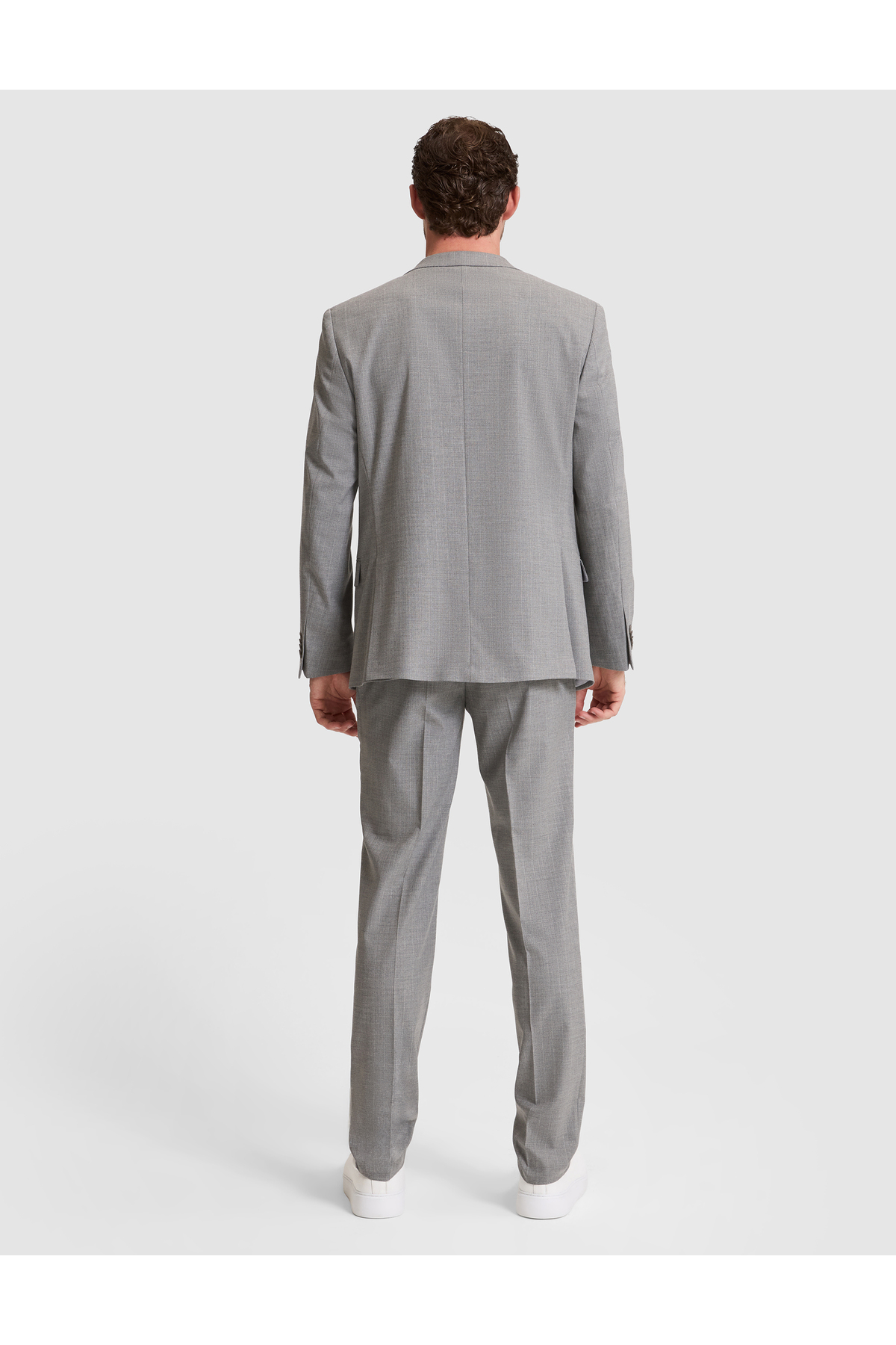 Pierre Cardin Füme Extra Slim Fit Kırlangıç Yaka Çizgili Takım Elbise 50325234-VR058 görsel 6
