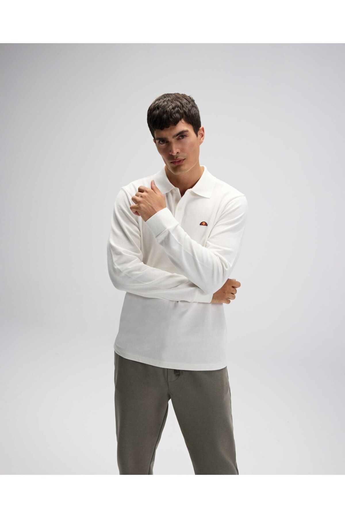 Ellesse Erkek Polo Sweatshirt EM582-OF görsel 2