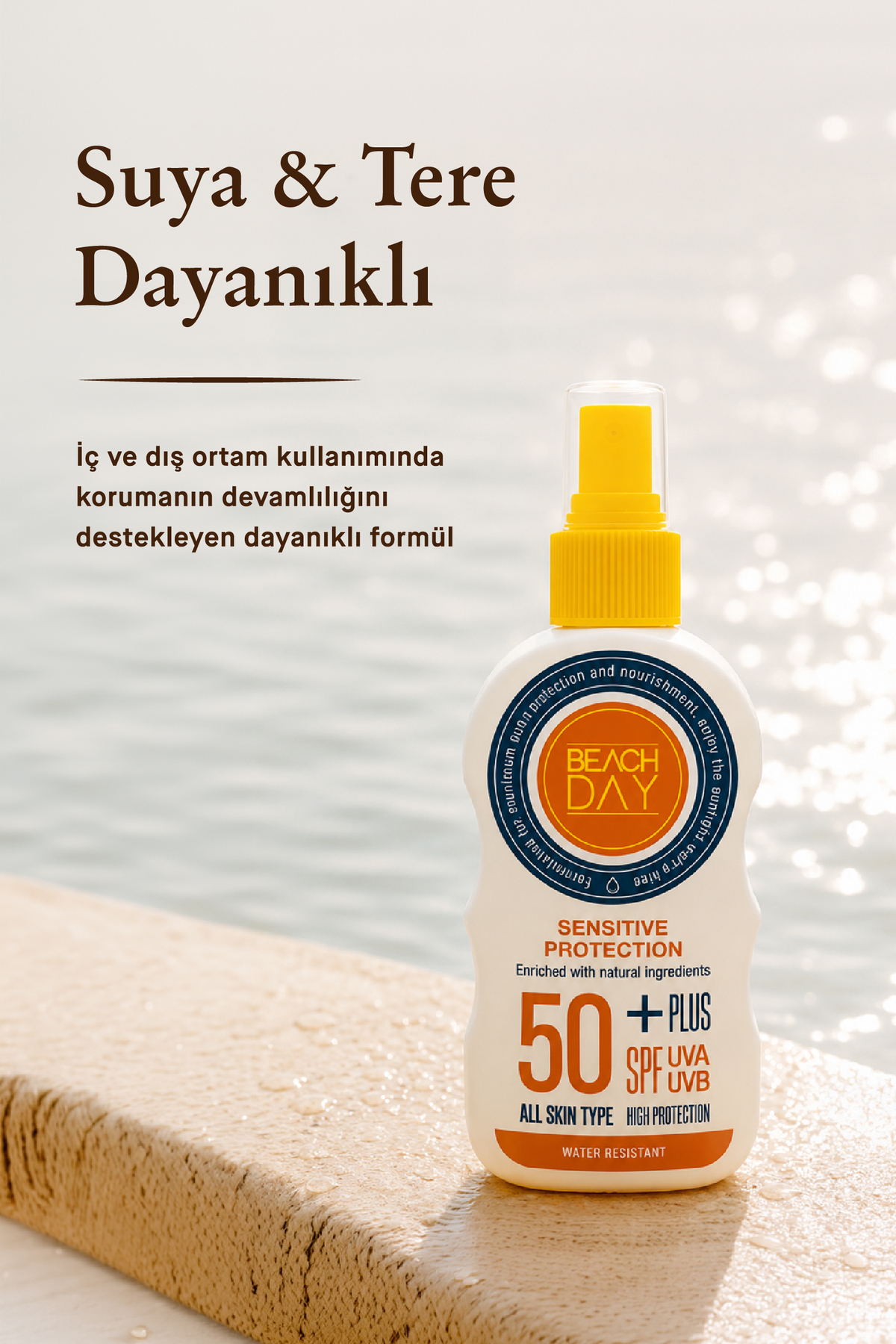 Supreme Complex Broad Spectrum Milk Hassas SPF 50 Spray 150 ml. — BD22 — تصویر 5 از 8