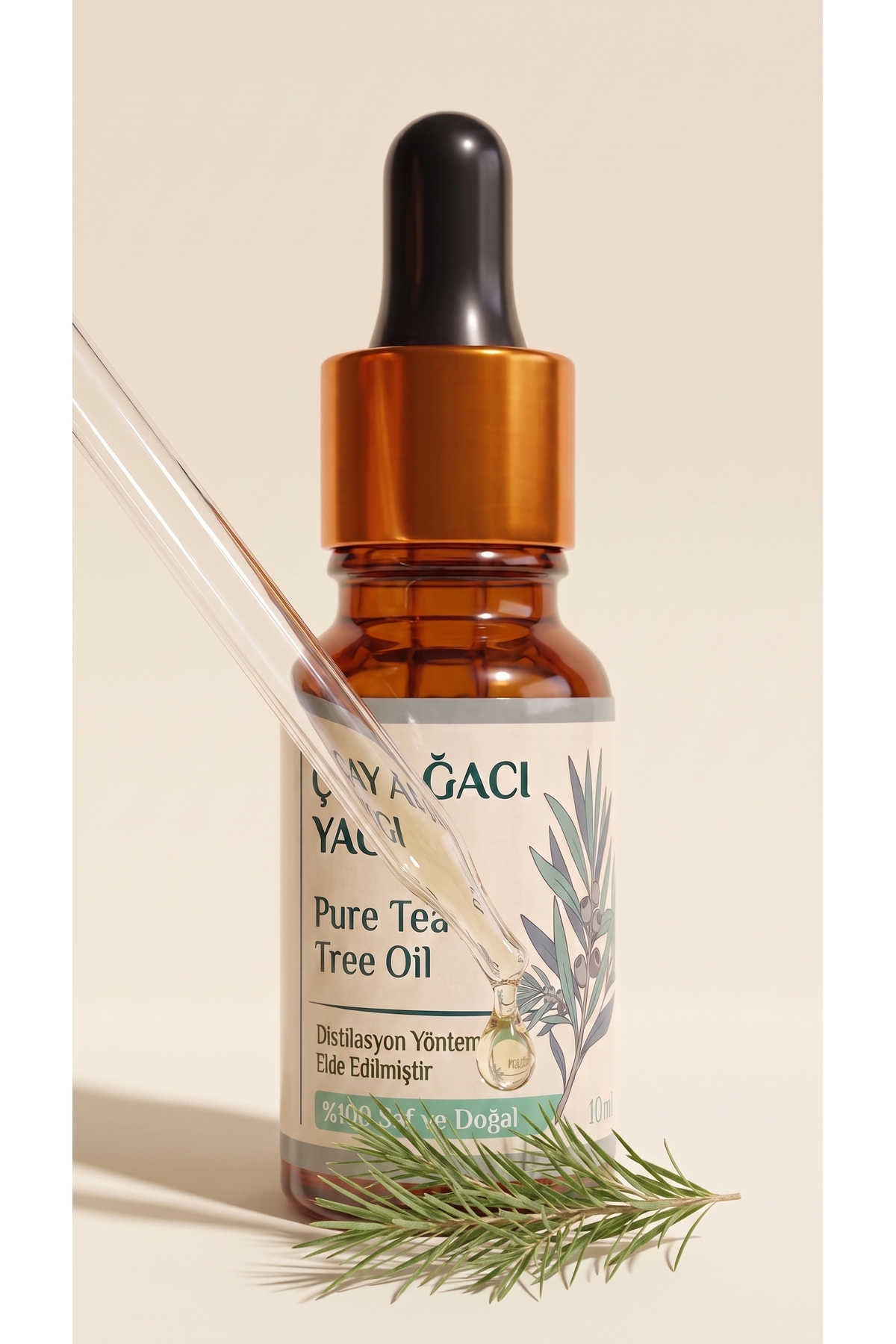 Çay Ağacı Uçucu Yağı 10 ml / %100 Saf Ve Doğal / Tea Tree Oil — A1-Çay-Ağacı-yag-10 — تصویر 4 از 8