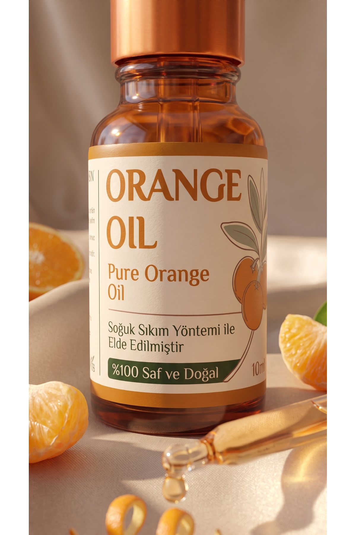 Portakal Uçucu Yağı 10 ml / %100 Saf Ve Doğal / Orange Peel Oil — A1-Portakal-yag-10 — تصویر 4 از 7
