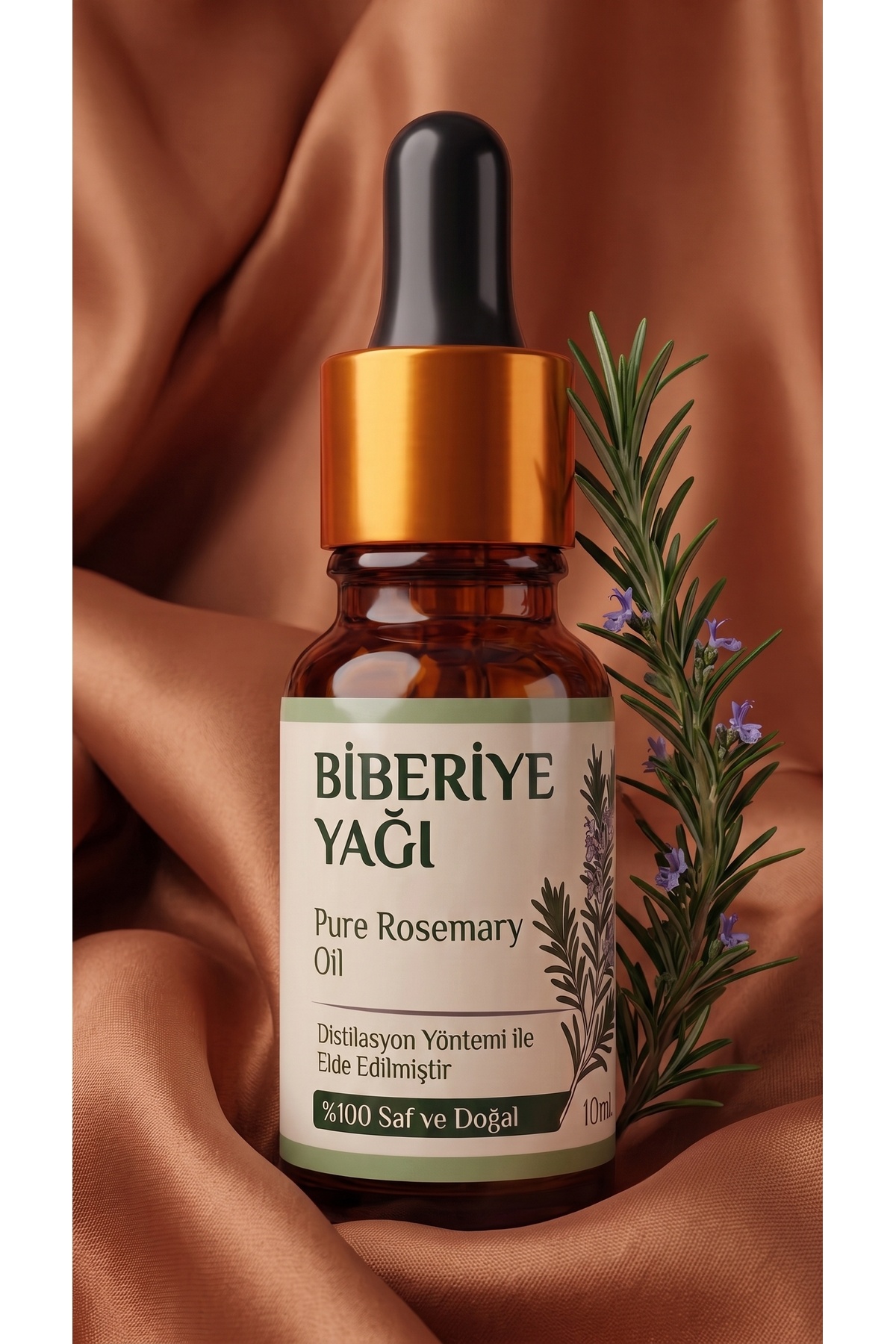 Biberiye Uçucu Yağı 10 ml / %100 Saf Ve Doğal / Rosemary Oil — A1-Biberiye-yag-10 — تصویر 8 از 8