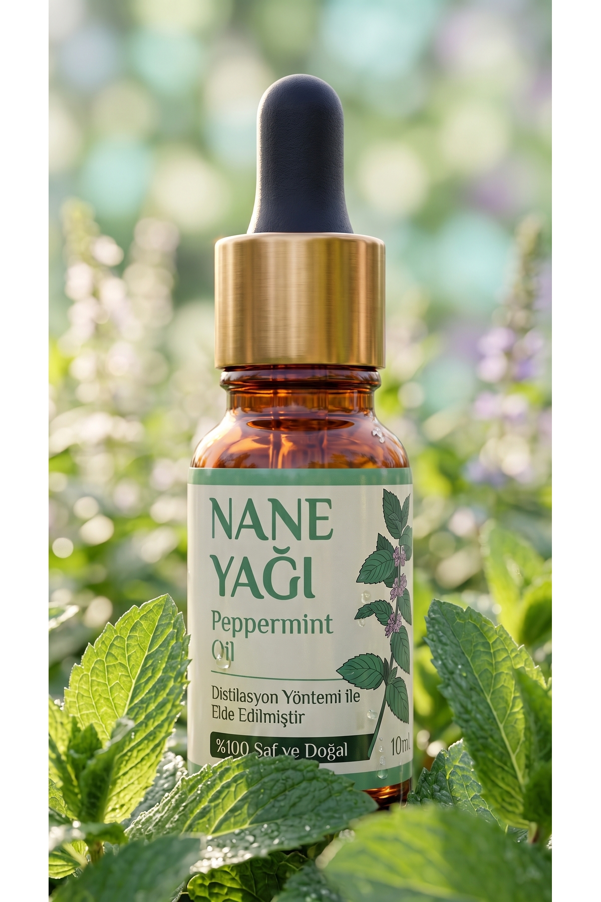 Nane Uçucu Yağı 10 ml / %100 Saf Ve Doğal / Peppermint Oil — A1-Nane-yag-10 — تصویر 5 از 8