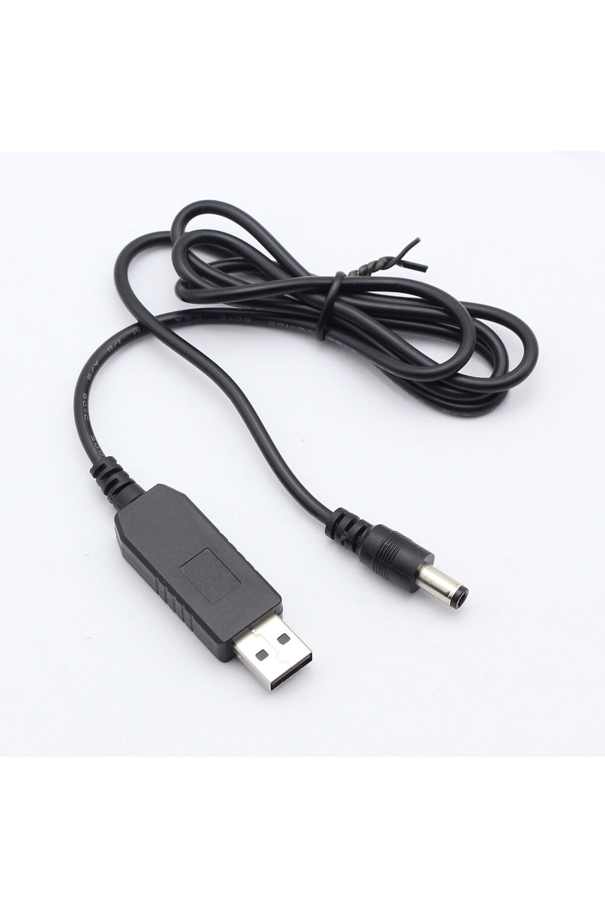 5V To 12V Dc Usb Voltaj Yükseltici Çevirici Adaptör Kablosu USB Dc Dönüştürme Kablosu 5V 12V Voltaj Yükseltme Kablosu 5.5x2.5mm USB To Dc Smart Step-Up Kablo 1 Metre