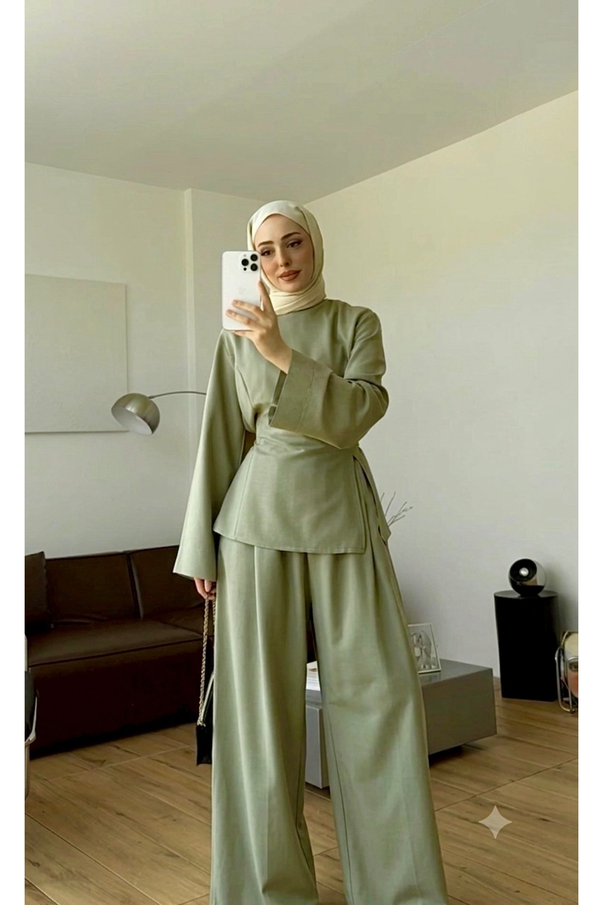 YUNAKI Tesettür Takım, Tesettür Giyim, Tesettür İkili Takım Kadın görsel 2
