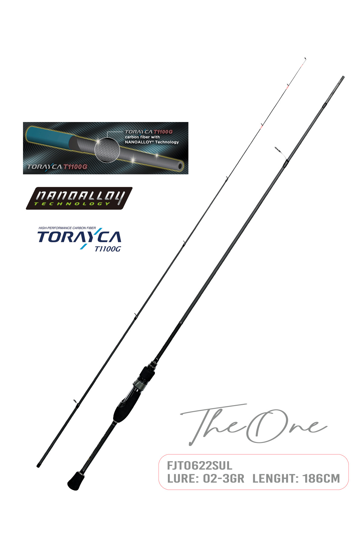 Fujin TheOne 186cm 02-3gr LRF Kamışı 622SUL - Fiyatı, Yorumları
