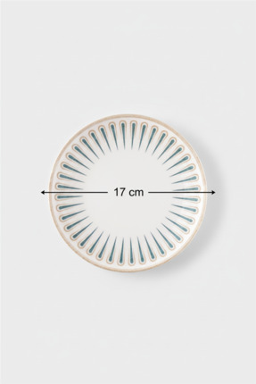 rinart 12'li Valencia Düz Tabak 17Cm Dijital Sierra