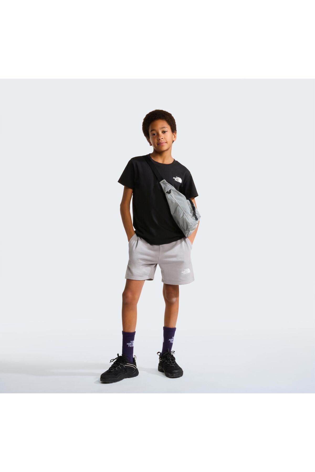 THE NORTH FACE TEEN SIMPLE DOME REGULAR SS TEE Genç Tişört NF0A87T4JK31 Siyah-M görsel 2
