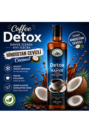 Emr Kervan Herbs Garden Hindistan Cevizli Sıvı Detoks Kahve 500 ml | 48 Saat ...