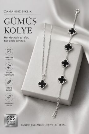 GÜMÜŞ GÜMÜS KOLYE VE BILEKLIK