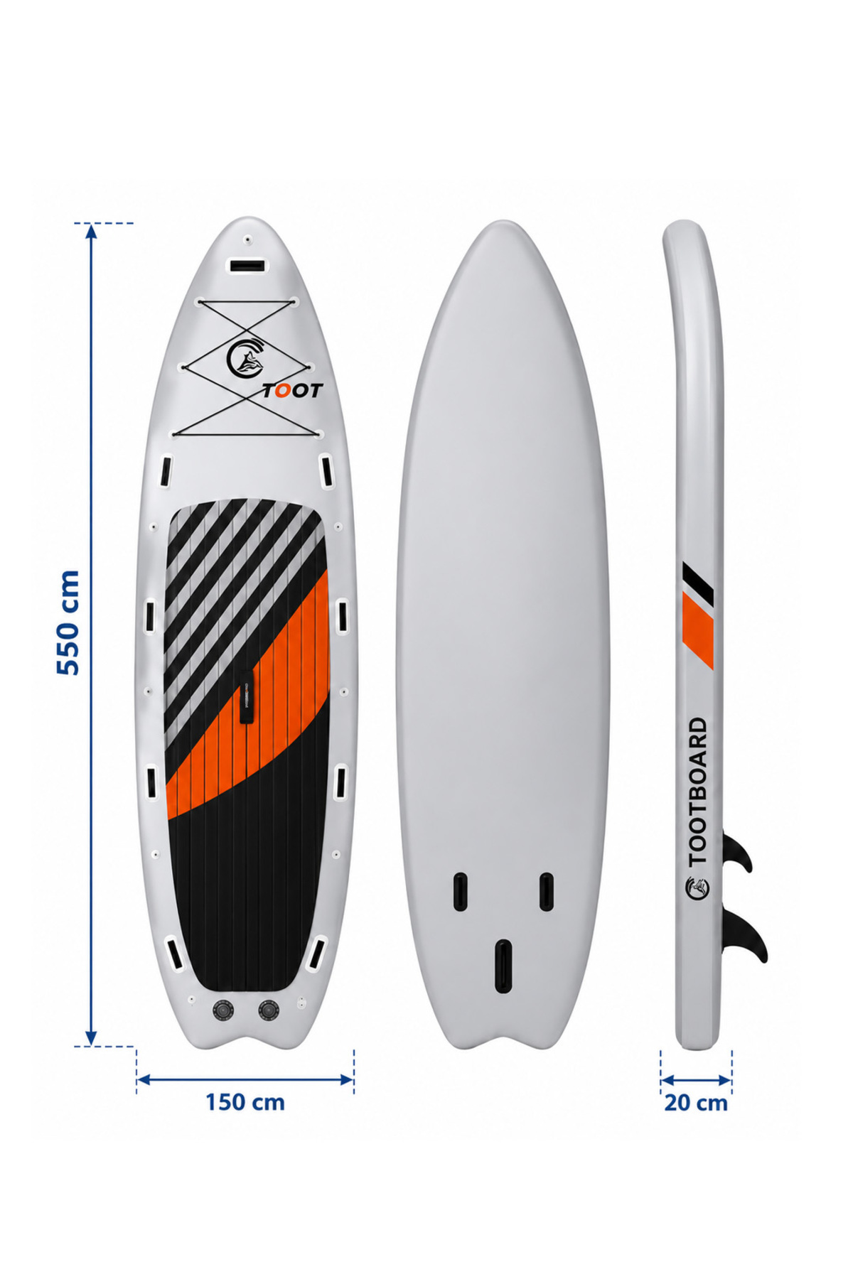 Greenmall Family Board Şişme Aile SUP Board / Paddle Board 550 cm