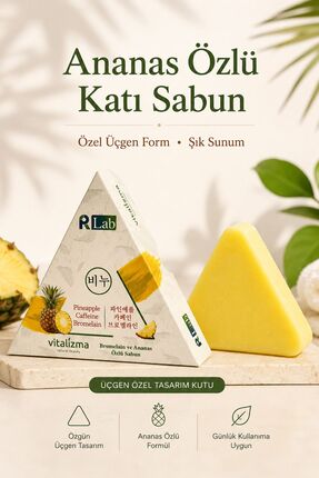 Vitalizma Ananas Özlü Sabun - Sıkılaştırıcı & Selülit Karşıtı Bakım, Bromelai...