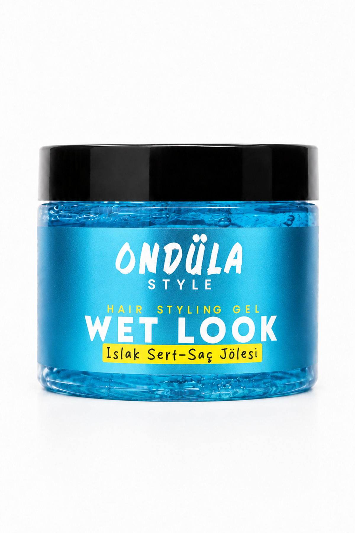 Ondüla Style Wet Look Islak Sert Tutuş Saç Şekillendirici Jöle 300 ml — ondüla-style-blue-wet-look